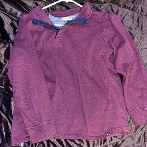 English Laundry Burgundy quarter zip